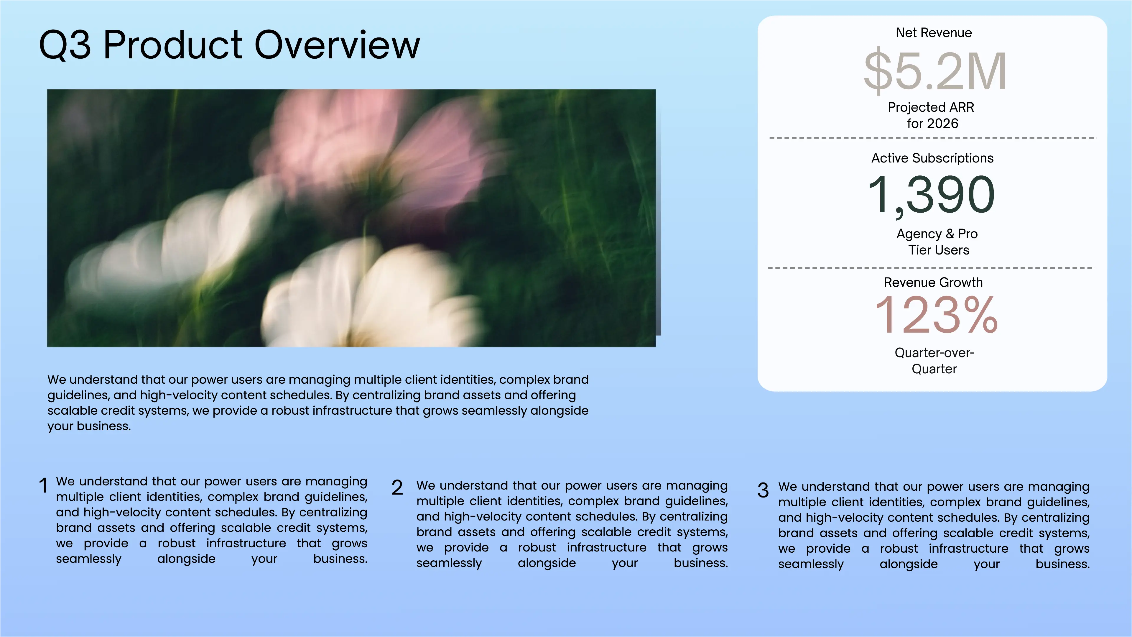 Quarterly Business Review (QBR)